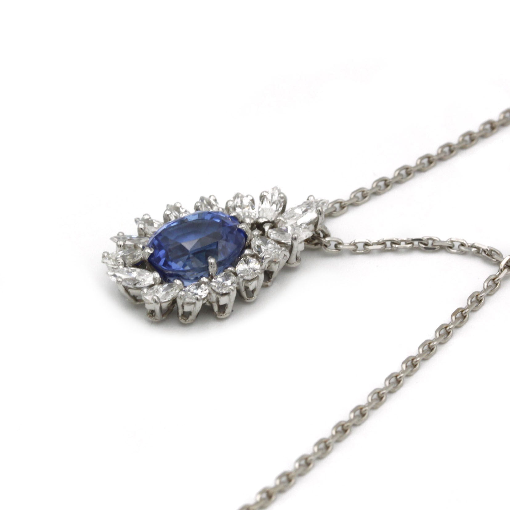 Collier - Or, Saphir et Diamants