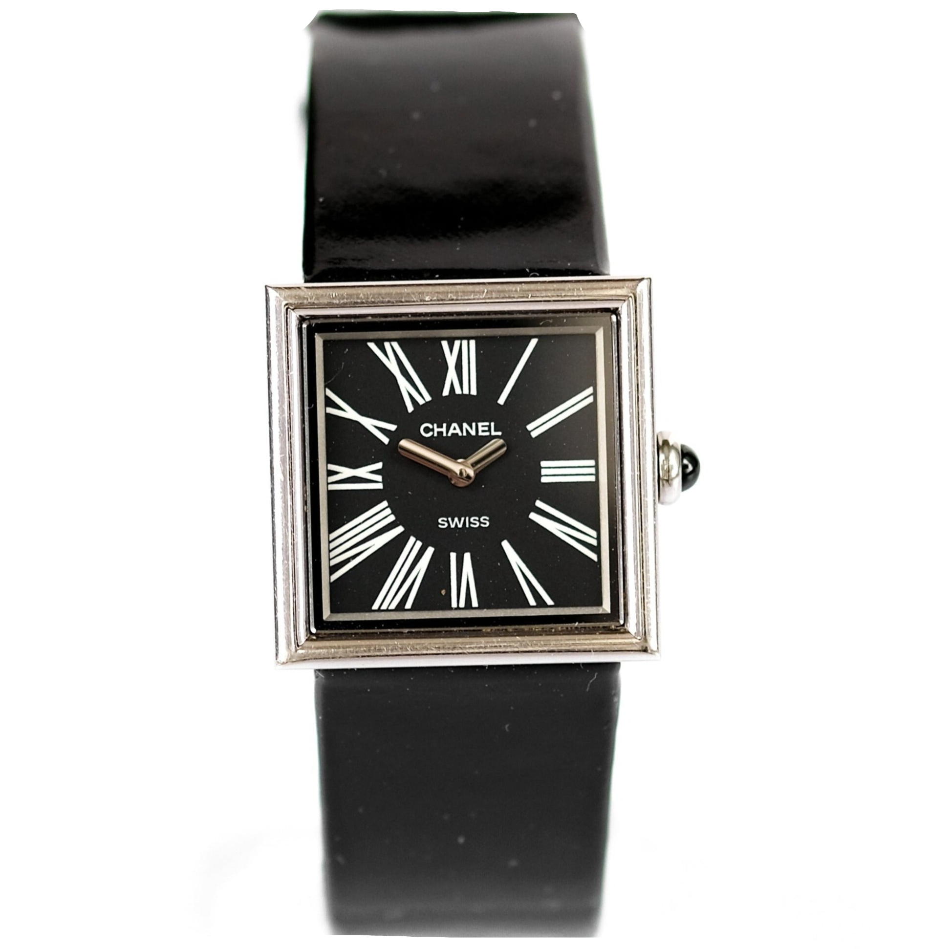 Montre CHANEL Mademoiselle en acier et cuir