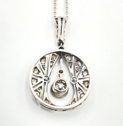 Pendentif Apolline Art Deco en diamants