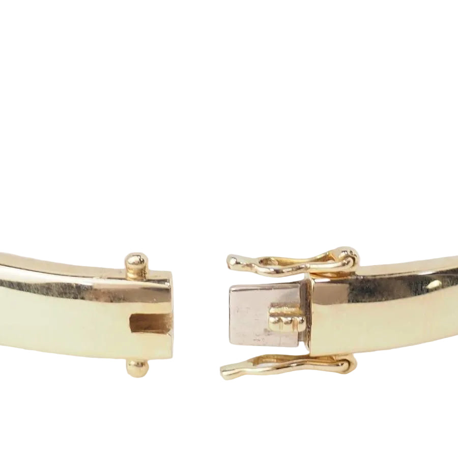 Bracelet Jonc en or jaune et diamants