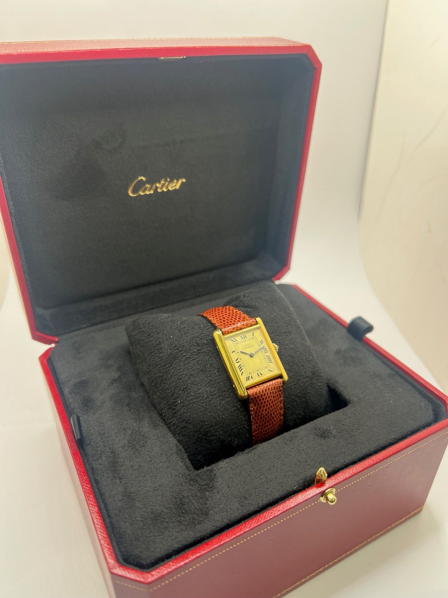 Cartier Tank Must Vermeil Grand modèle
