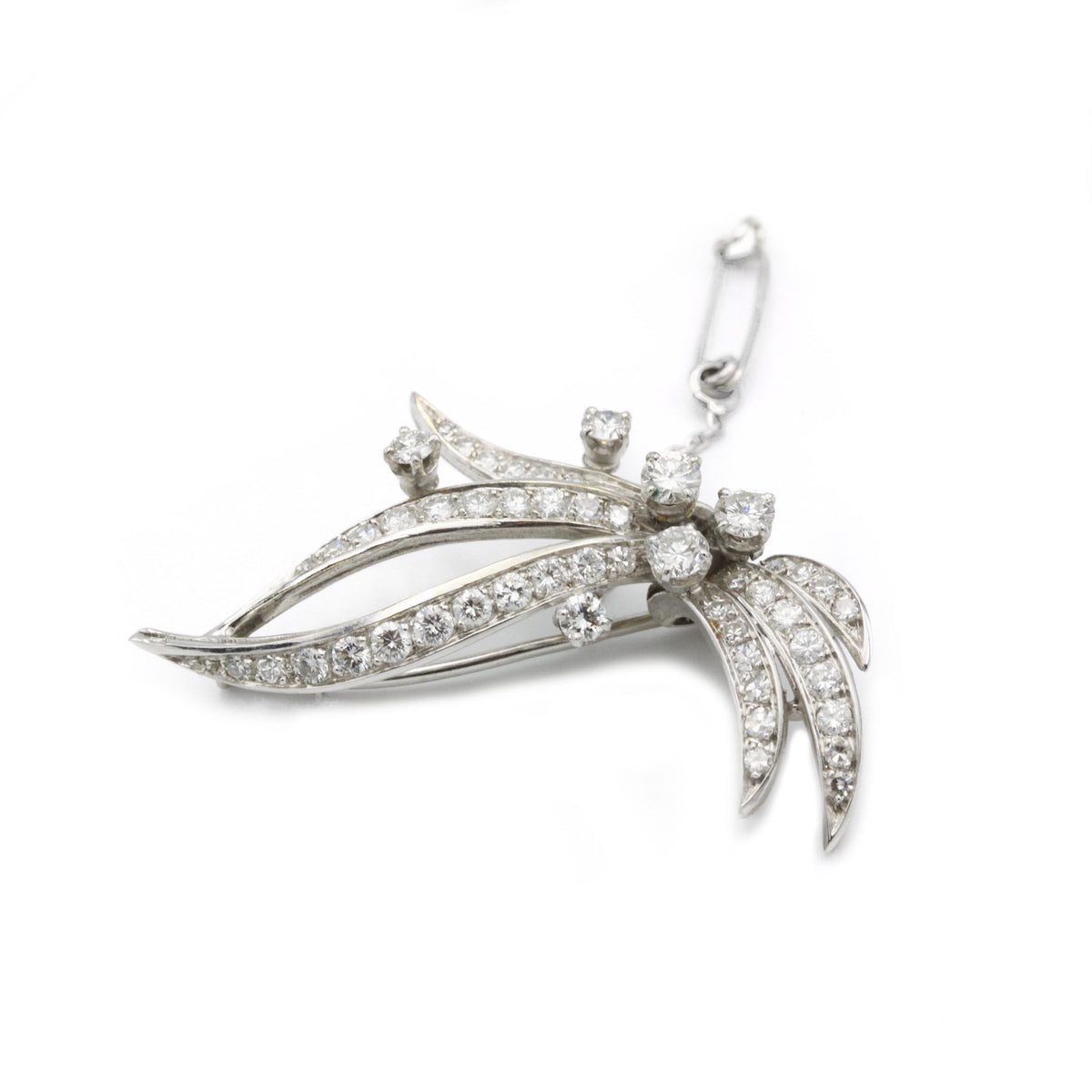 Broche - Or & diamants
