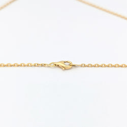 Collier cœur en or jaune