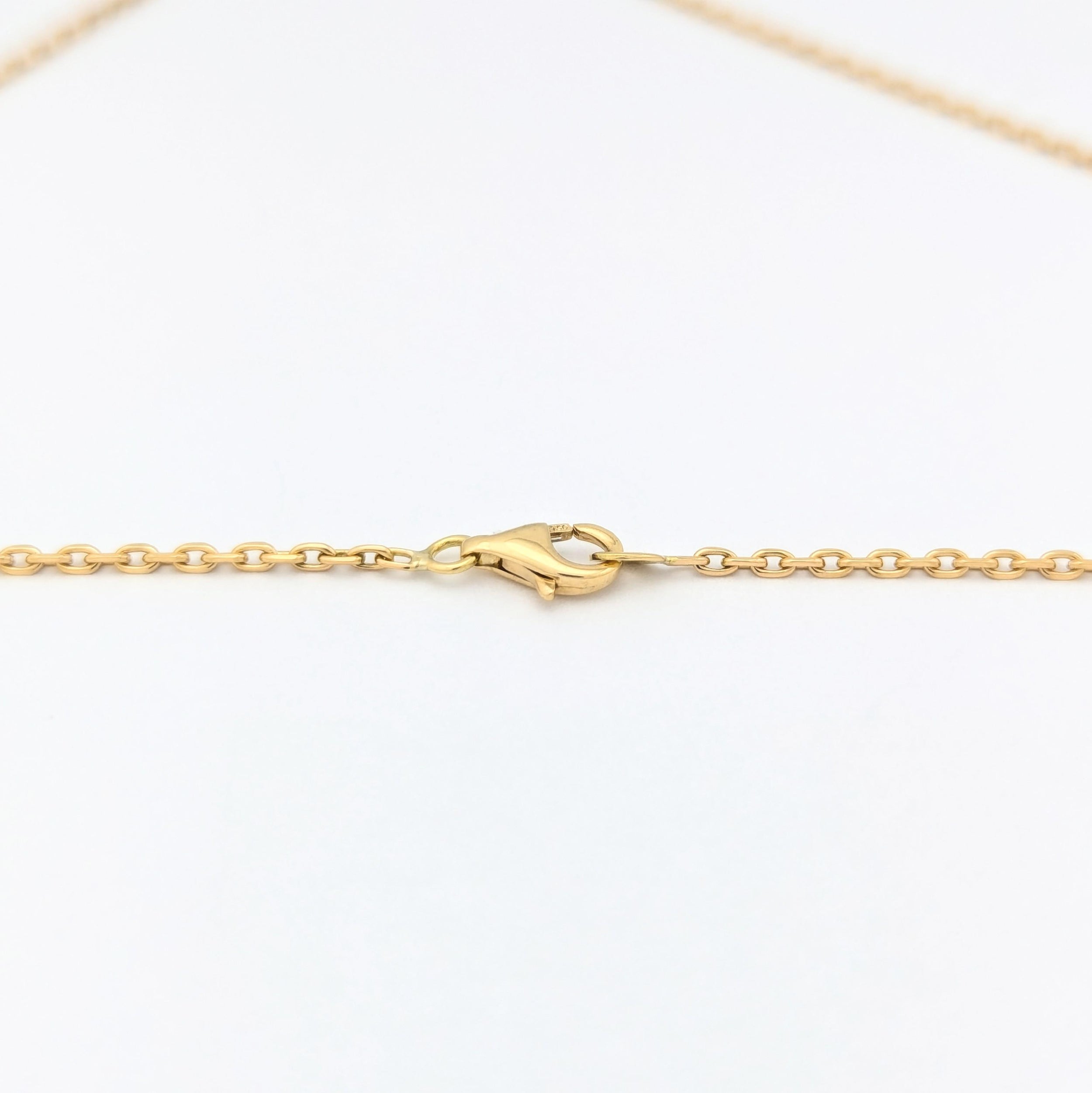 Collier cœur en or jaune