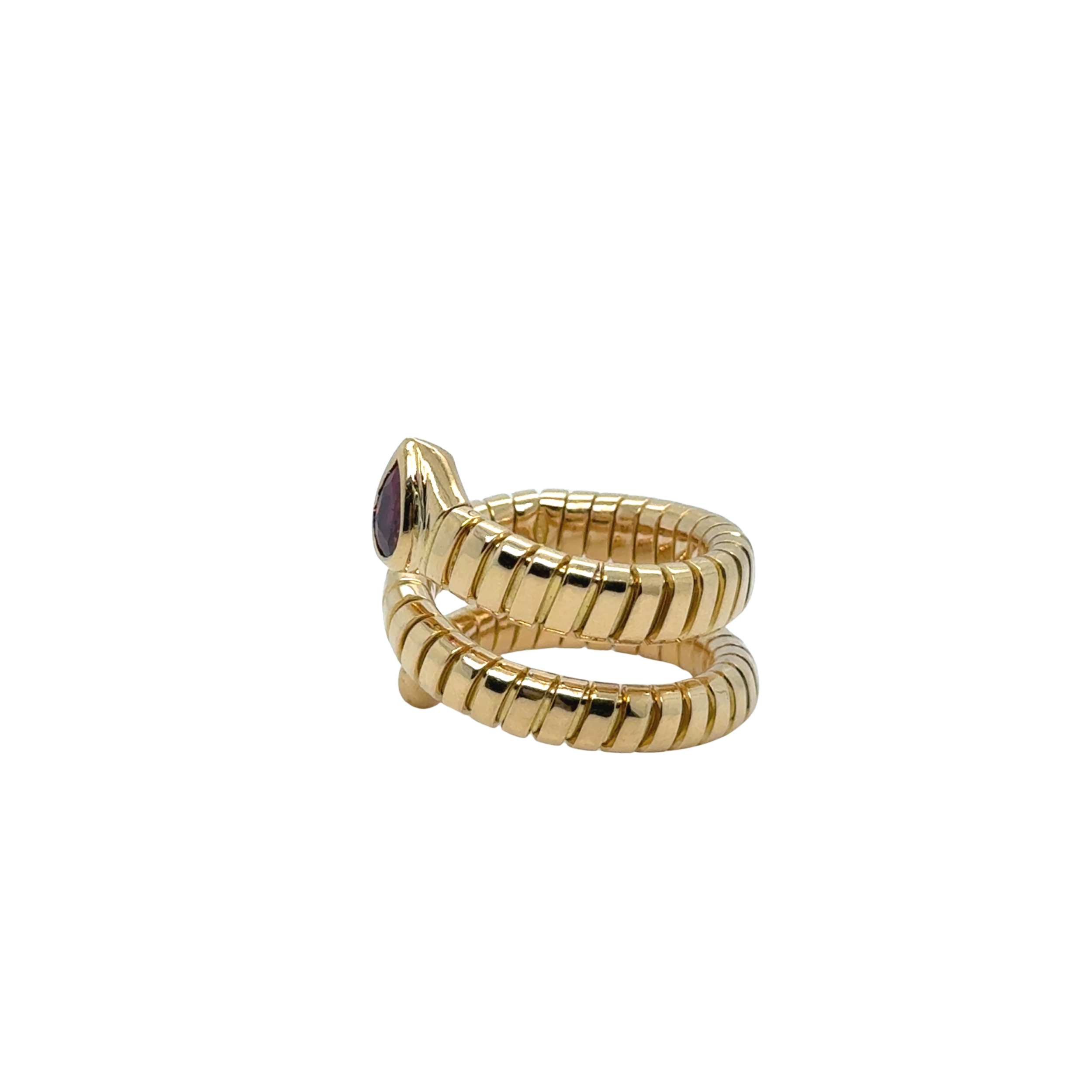 Bulgari - Bague Serpenti Or jaune et Tourmaline