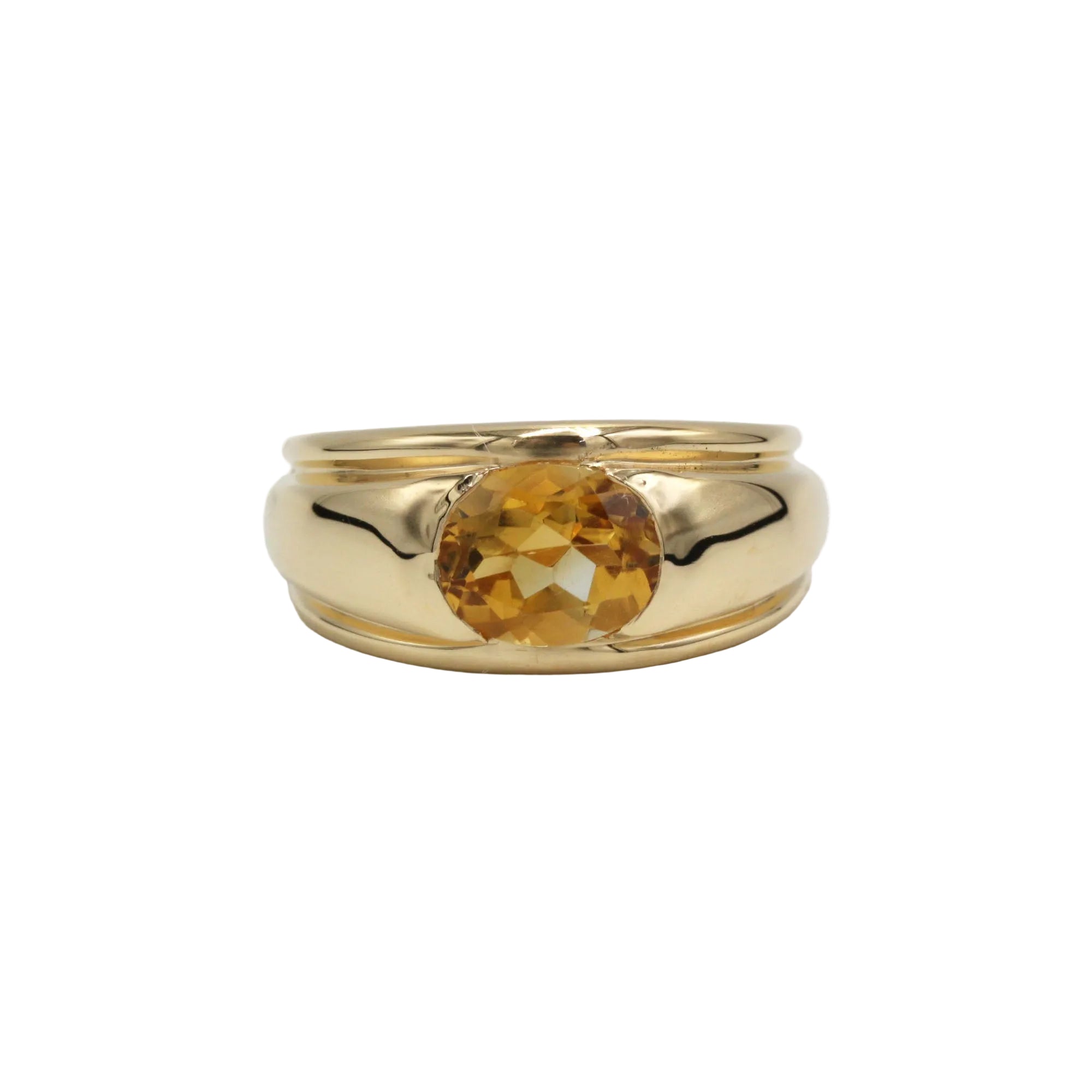 Bague BOUCHERON Roxane en or jaune et citrine