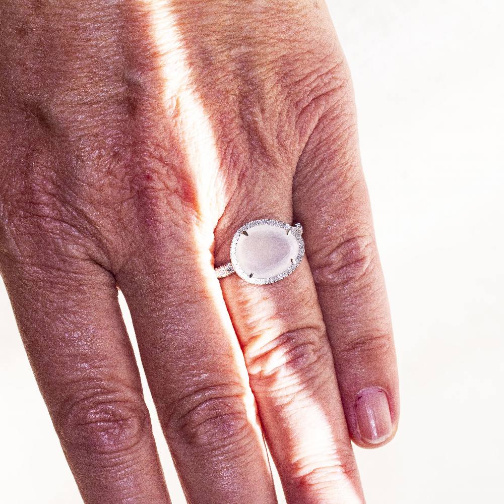Bague MIMI LUNA en or blanc et diamants
