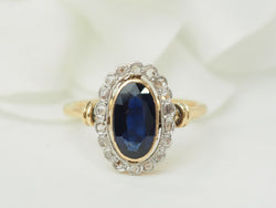 Ring Pompadour in yellow gold and diamonds