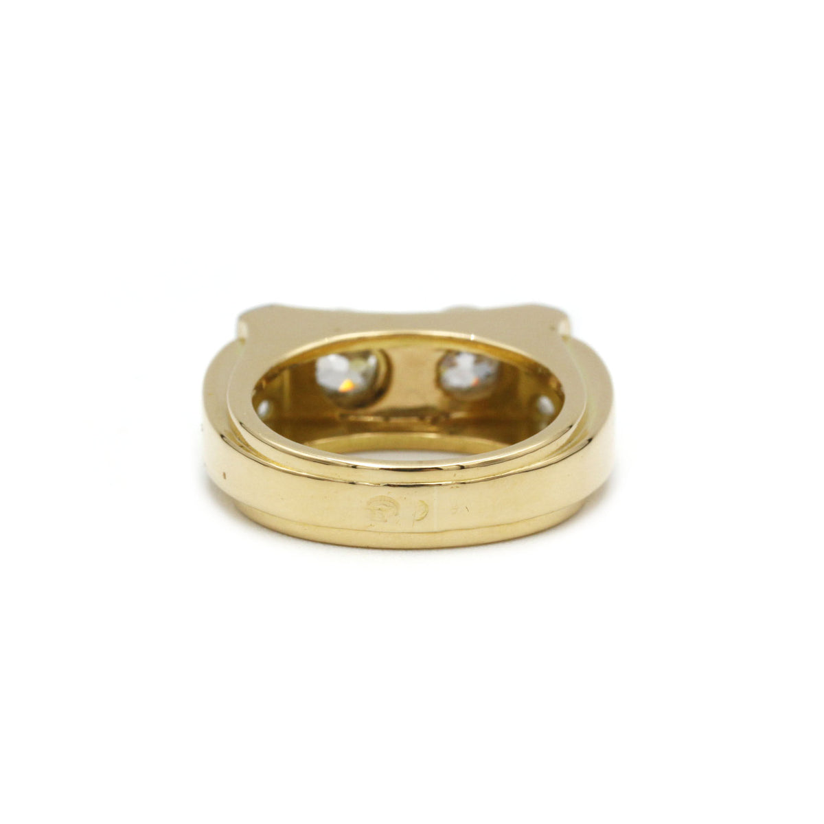 Bague - Or, Platine & Diamants