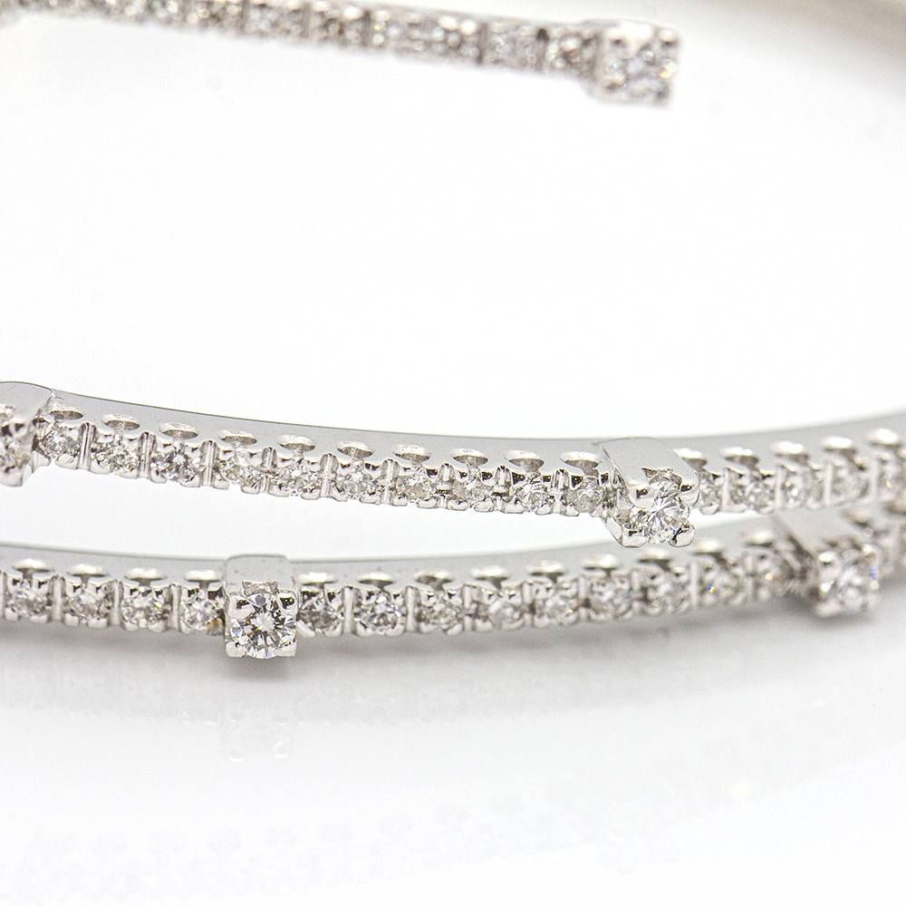 Bracelet RAY en or blanc et diamants d'occasion