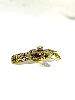 Croix Filigranée En Or Jaune