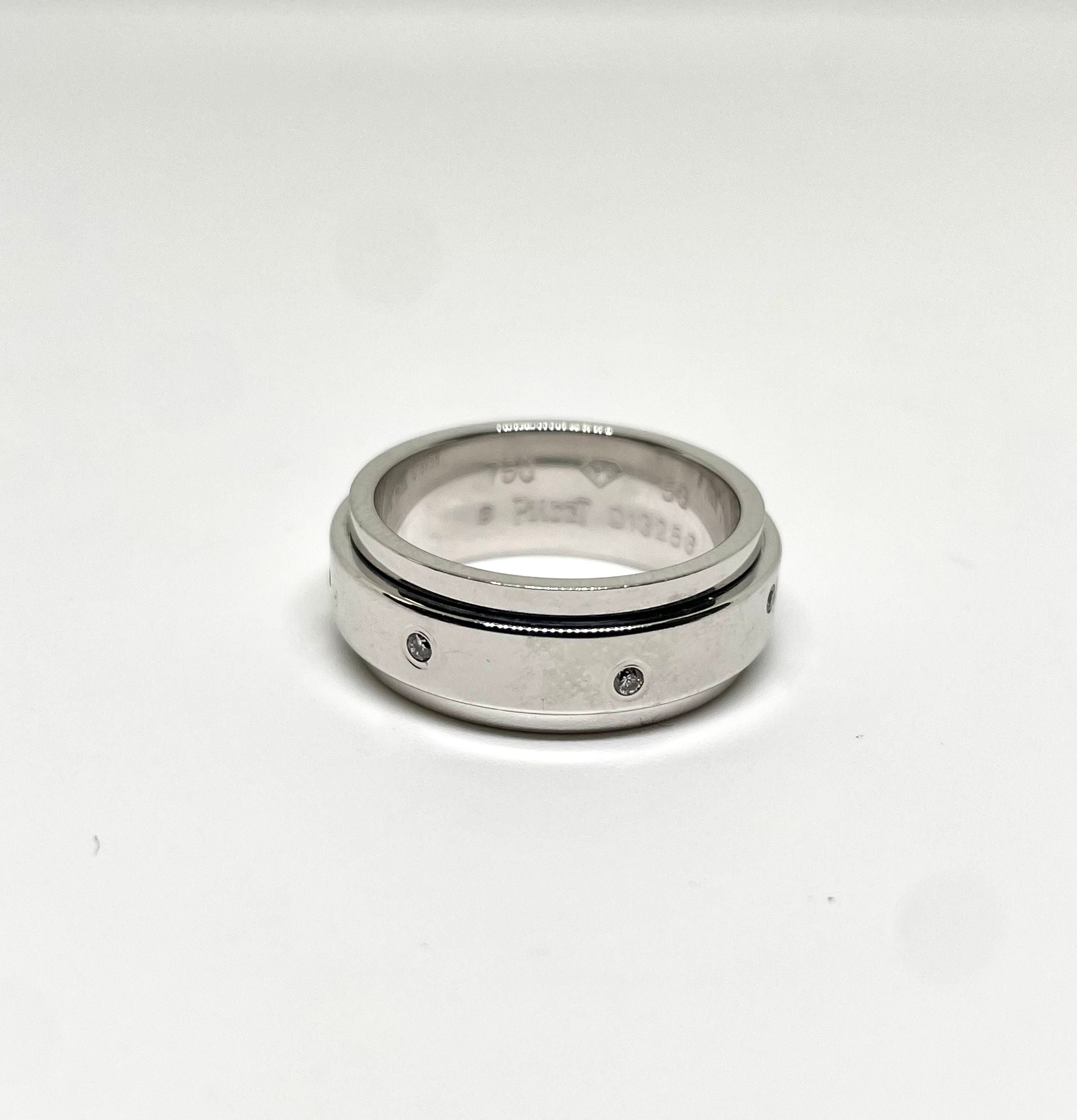 Piaget- bague possession 7 diamants or blanc