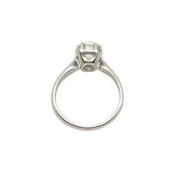 Bague Solitaire en or blanc et diamant