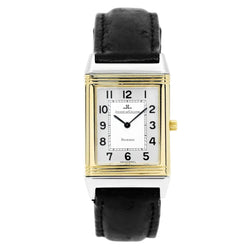 Montre JAEGER-LECOULTRE Reverso grand modèle en or jaune et acier