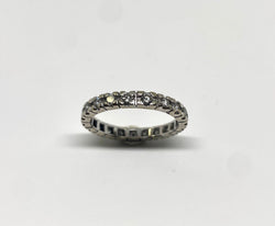 Bague, alliance diamants tour complet 1,68cts