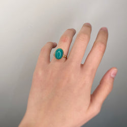 Bague Turquoise en Or
