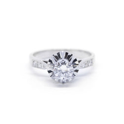 Solitaire - Or & diamants