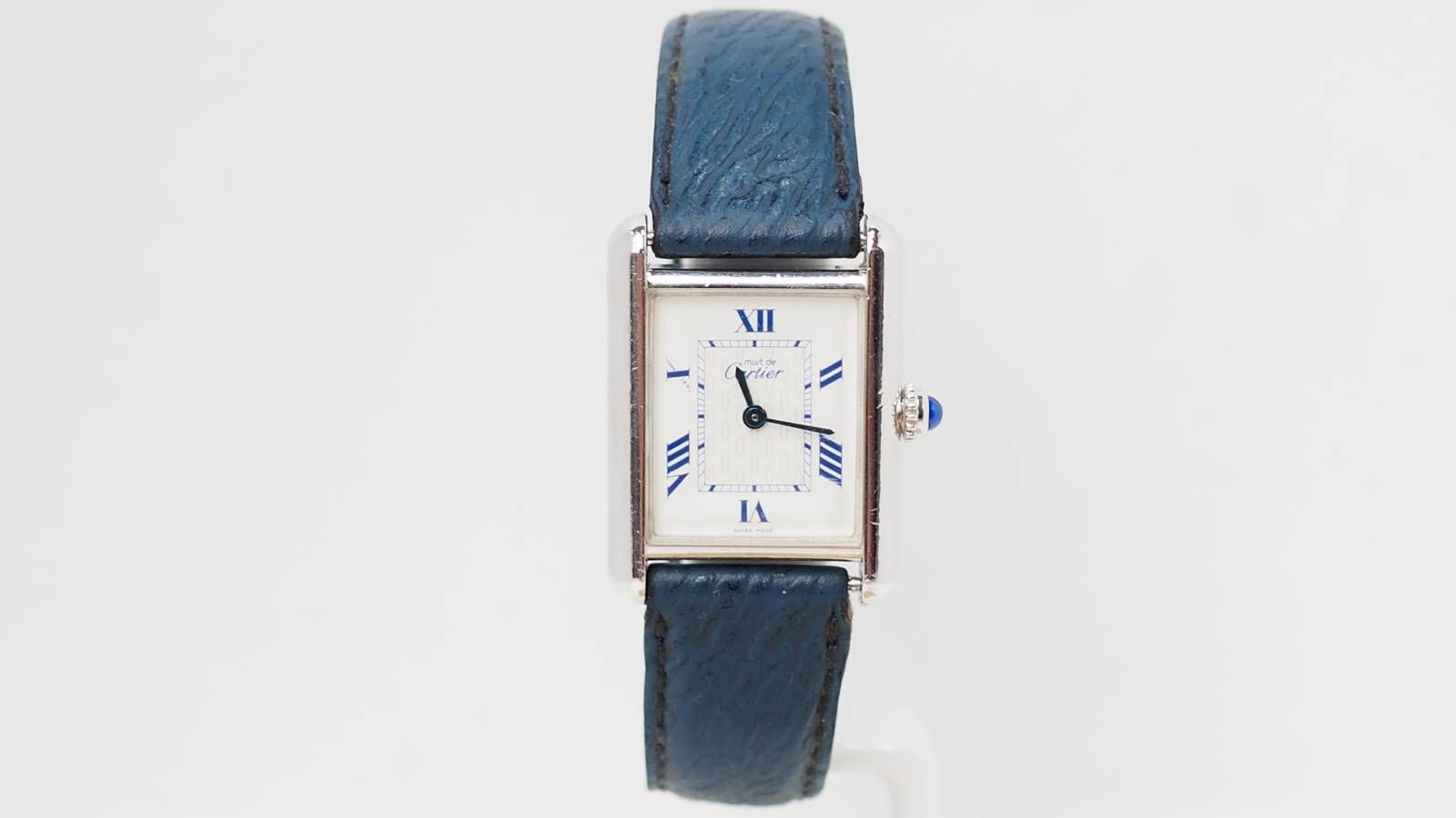 Must de Cartier watch in silver 