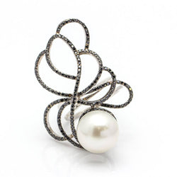 Bague SPIDER en or blanc et diamants d'occasion