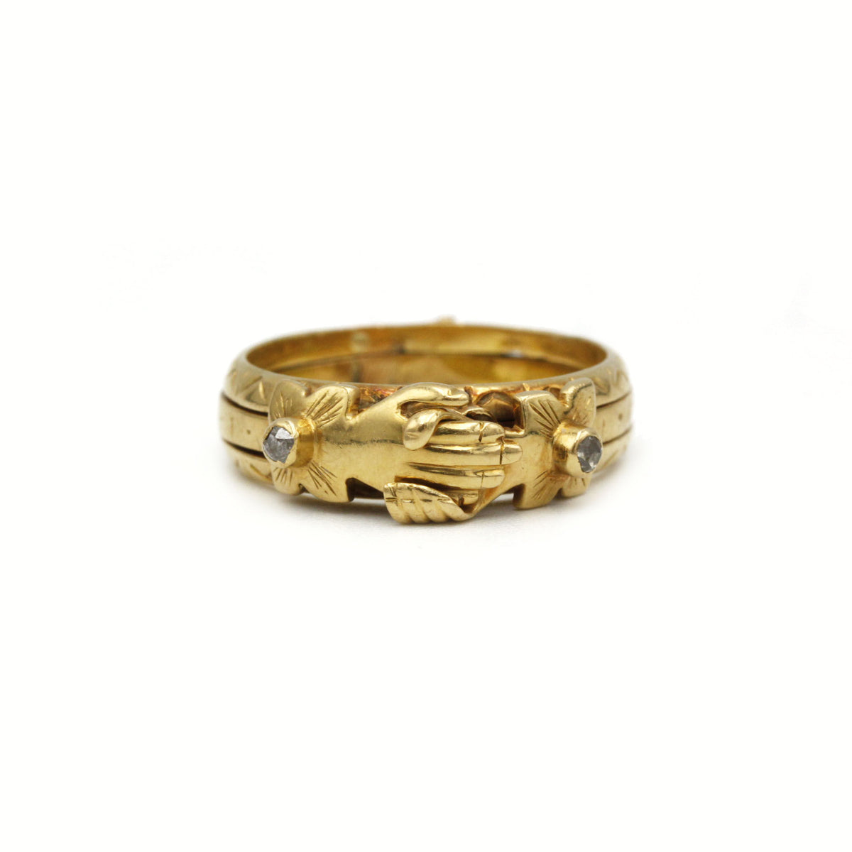 Bague - Or, Diamants & Rubis