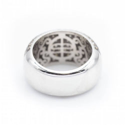 Bague en or blanc et rose avec diamants d'occasion