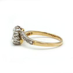 Ring You and Me in yellow gold and diamonds
