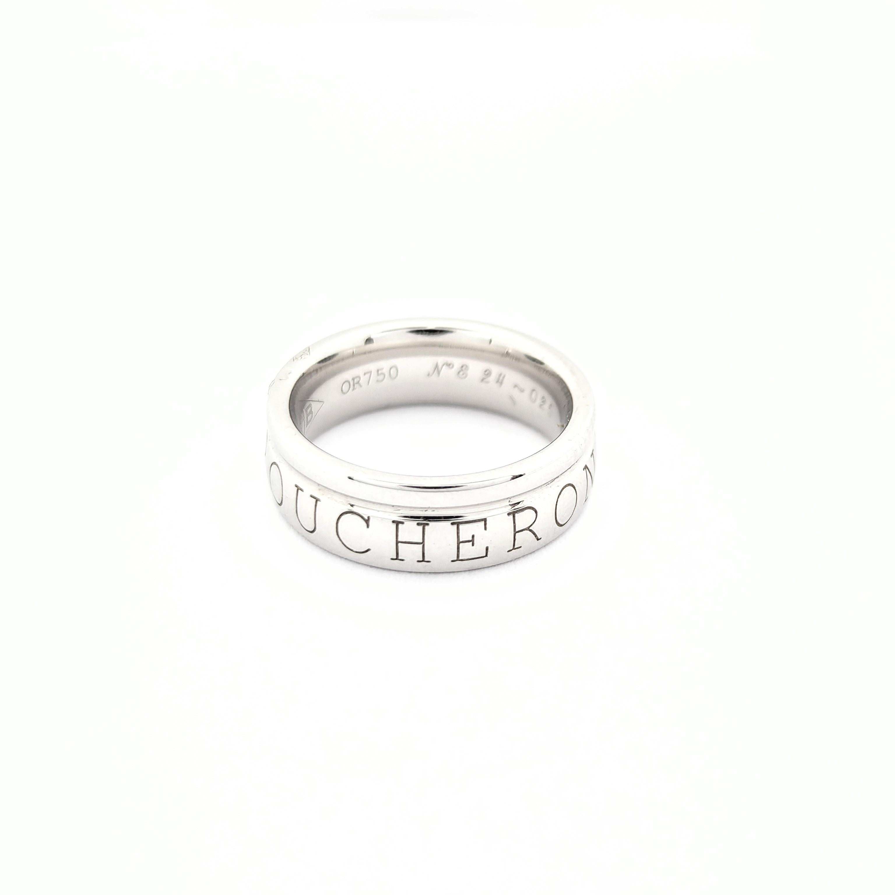 Alliance Boucheron en or blanc