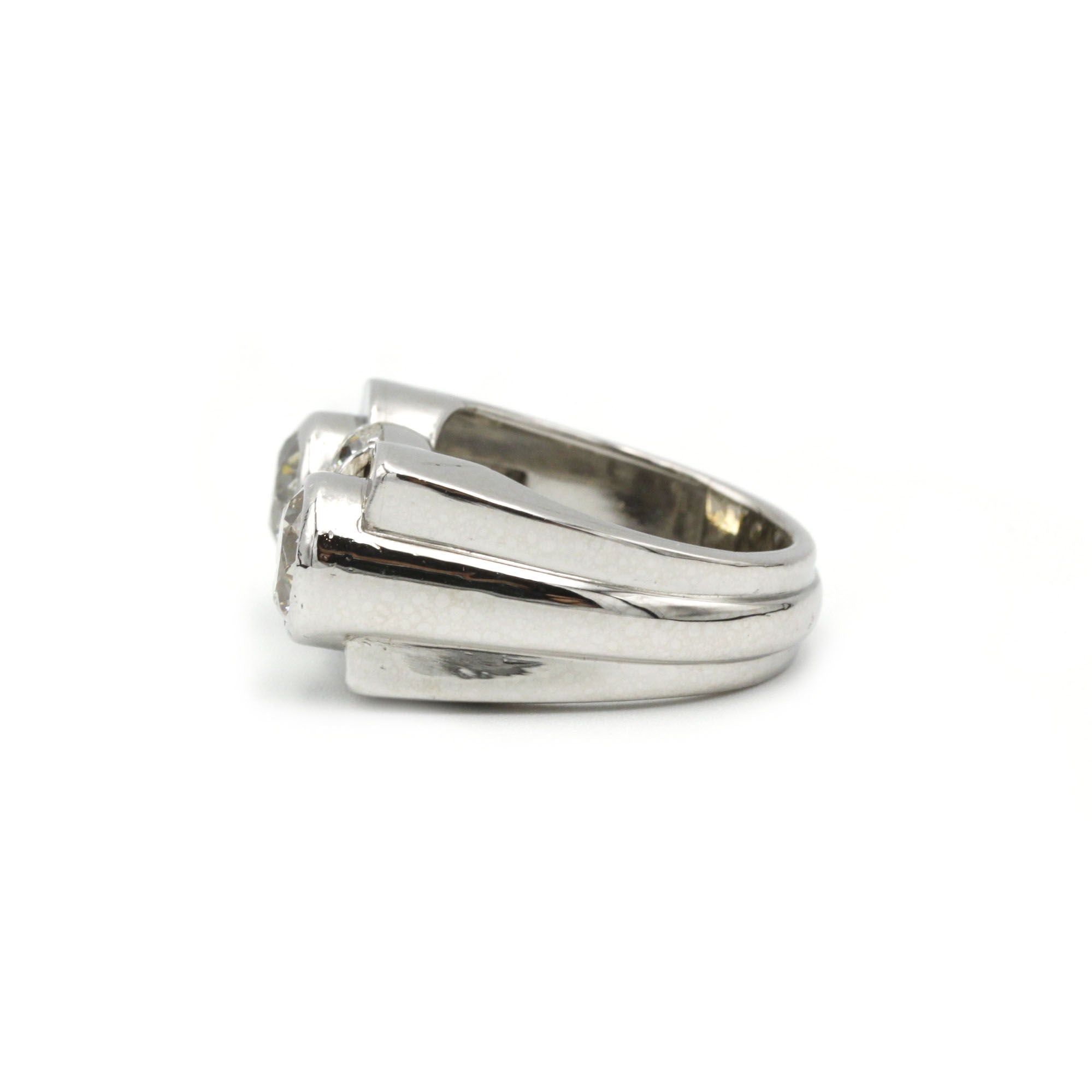 Bague - Platine & diamants