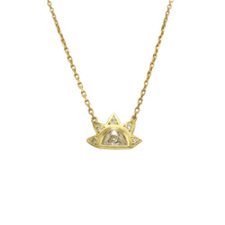 Collier Pendentif BROOKE GREGSON Sunbeam en or jaune et diamants