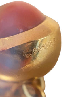 CARTIER Paire de boutons de manchettes en or 18k