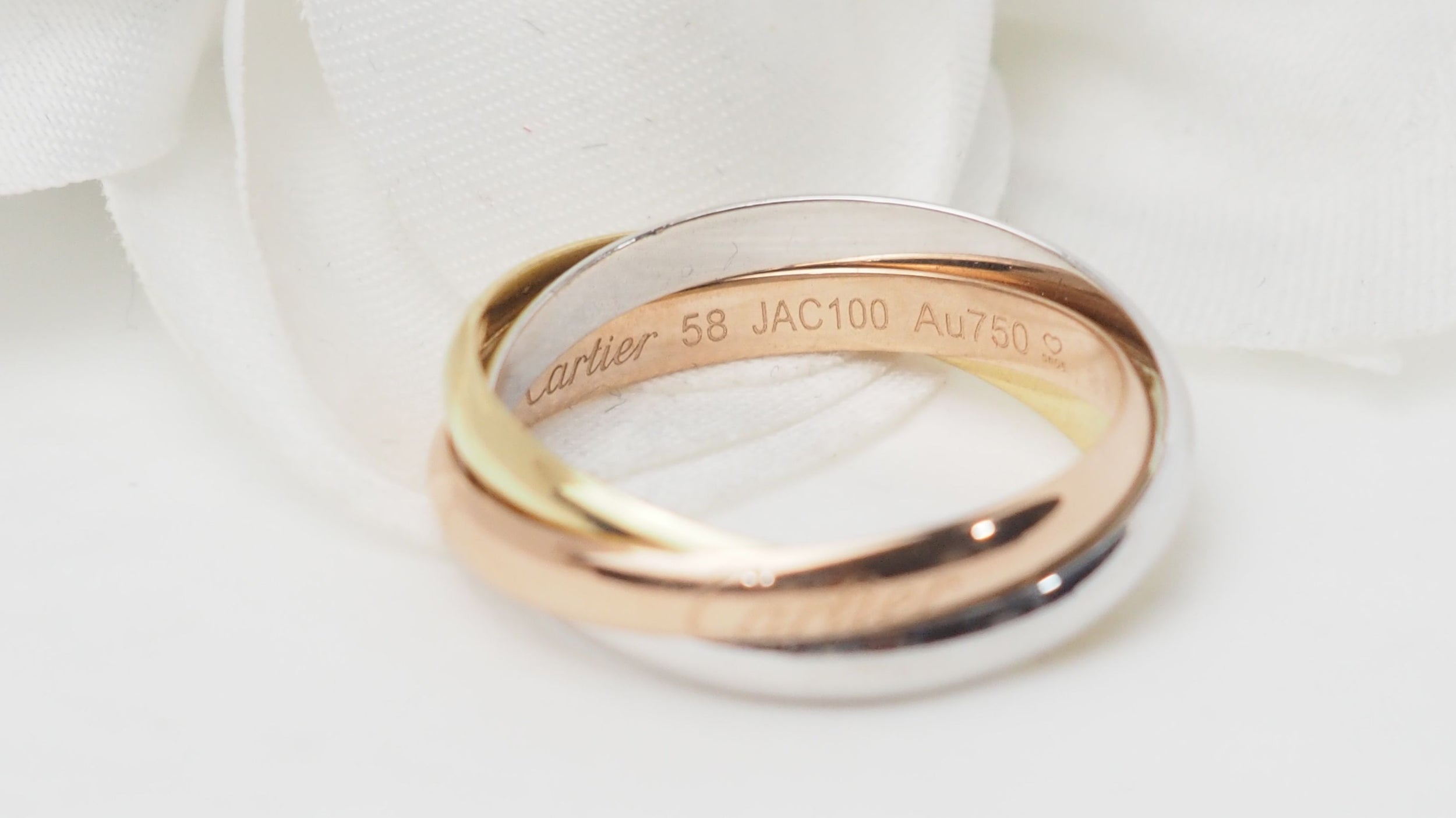 Bague Trinity 3 ors de Cartier