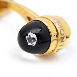 MONTBLANC cufflinks in rose gold and diamonds. Second hand