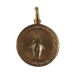 Médaille Vierge Miraculeuse en Or rose France XIXe