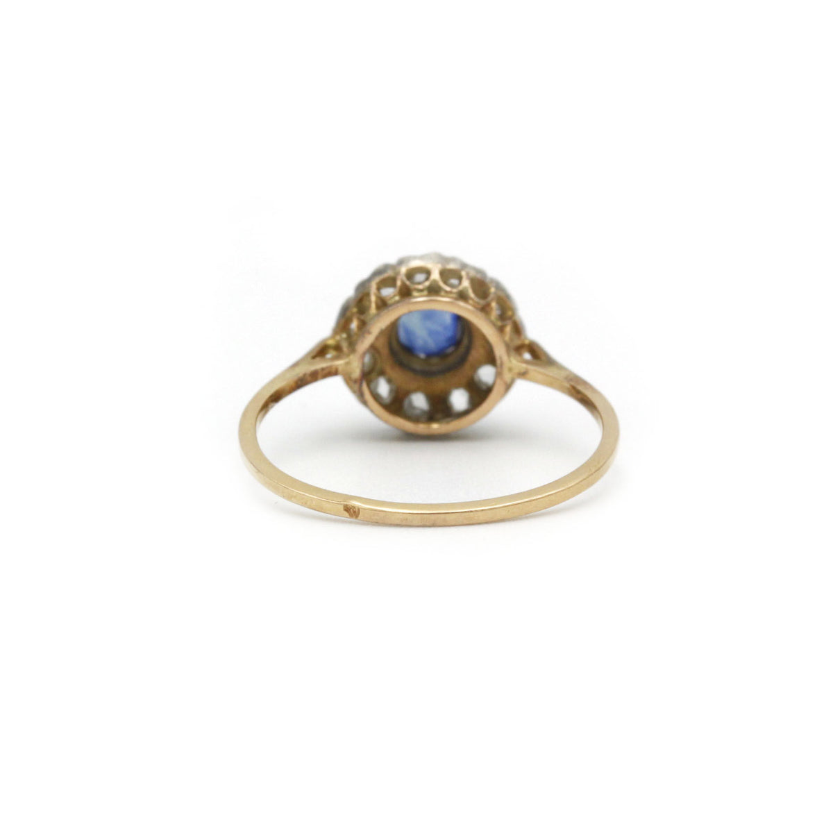 Bague - Or, Argent, Saphir & Diamants