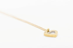 Collier CANDELA Coeur en or jaune et diamant
