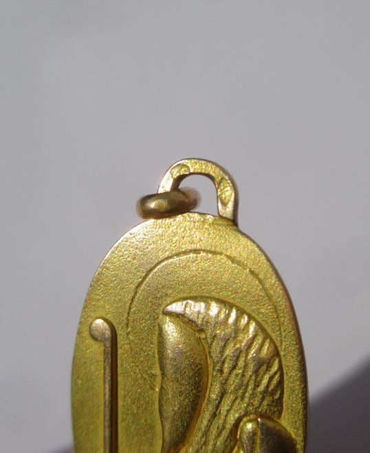 ROURE - Médaille pendentif Saint Christophe années 1940