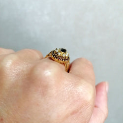 Bague grenats vintage