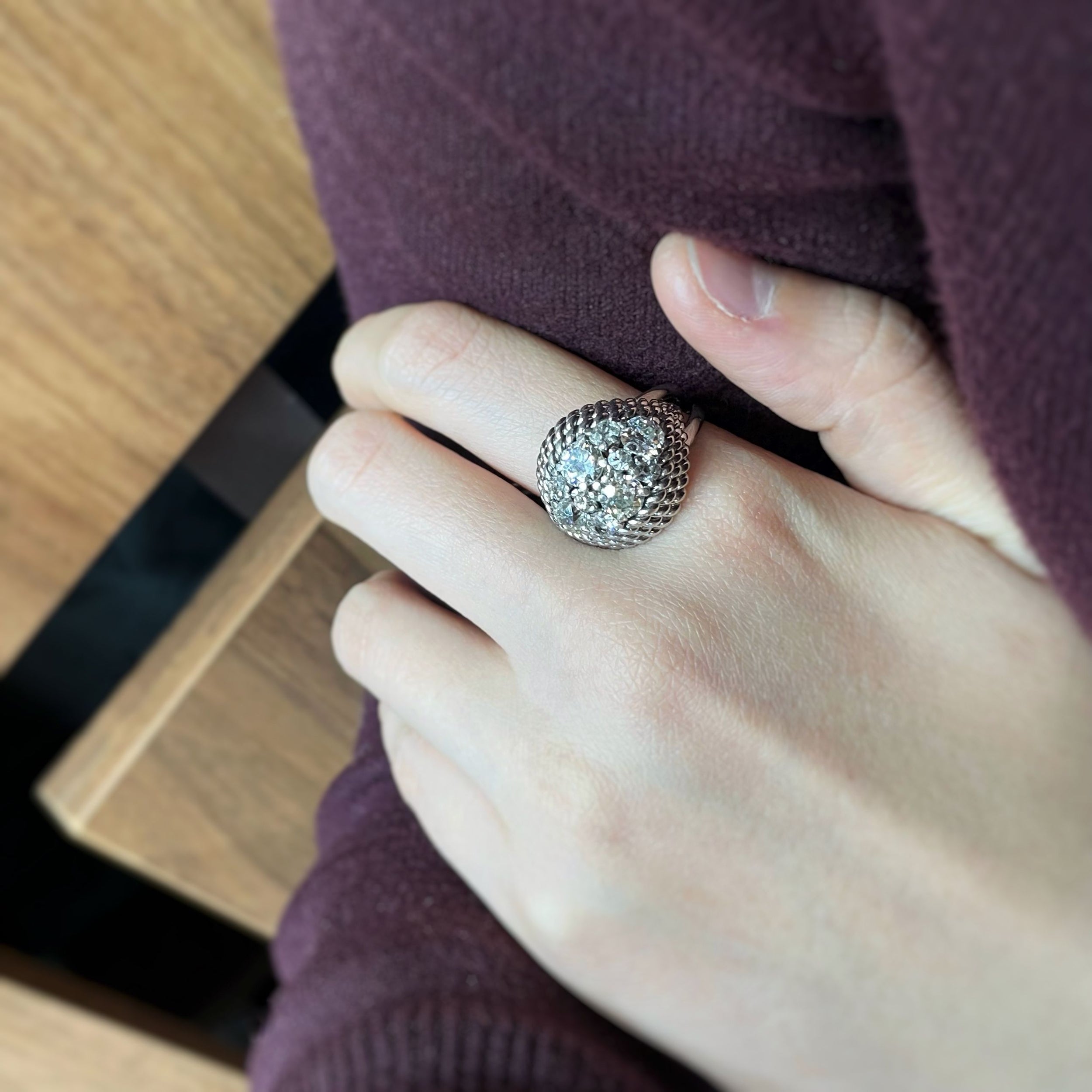 Bague - Platine & Diamants