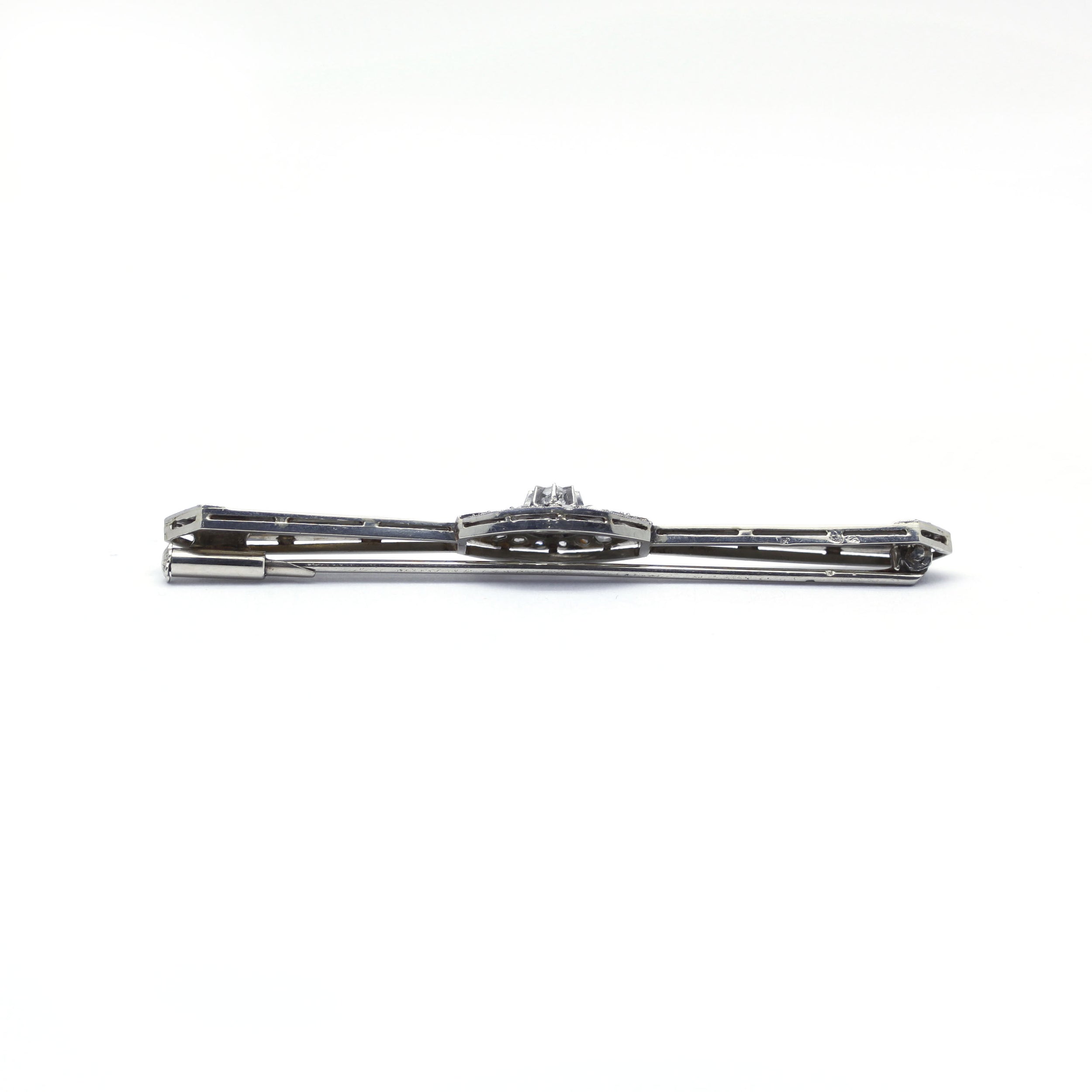 Broche - Or, Platine et Diamants