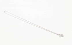 Collier Le Papillon maille jaseron en or blanc et diamant