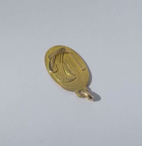 ROURE - Médaille pendentif Saint Christophe années 1940