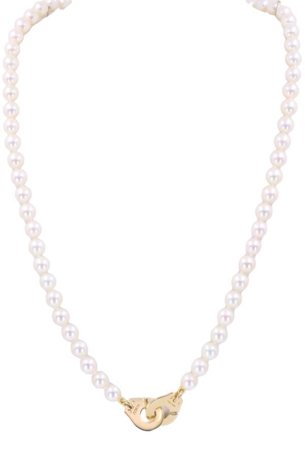 collier DINH VAN perles en or jaune