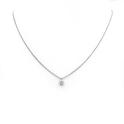 Necklace Pendant in white gold and diamond