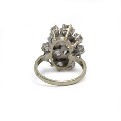 Cocktail Ring - White Gold &amp; Diamonds