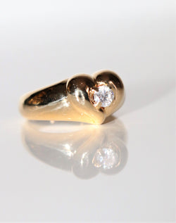 Van Cleef And Arpels Bague Coeur Diamant