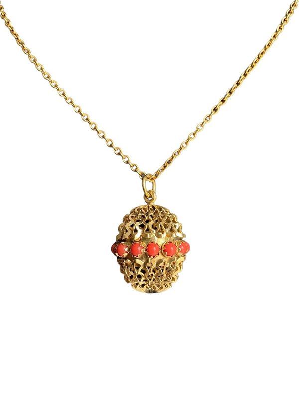 Pendentif en or jaune 18k