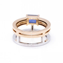 Bague en saphir et diamant