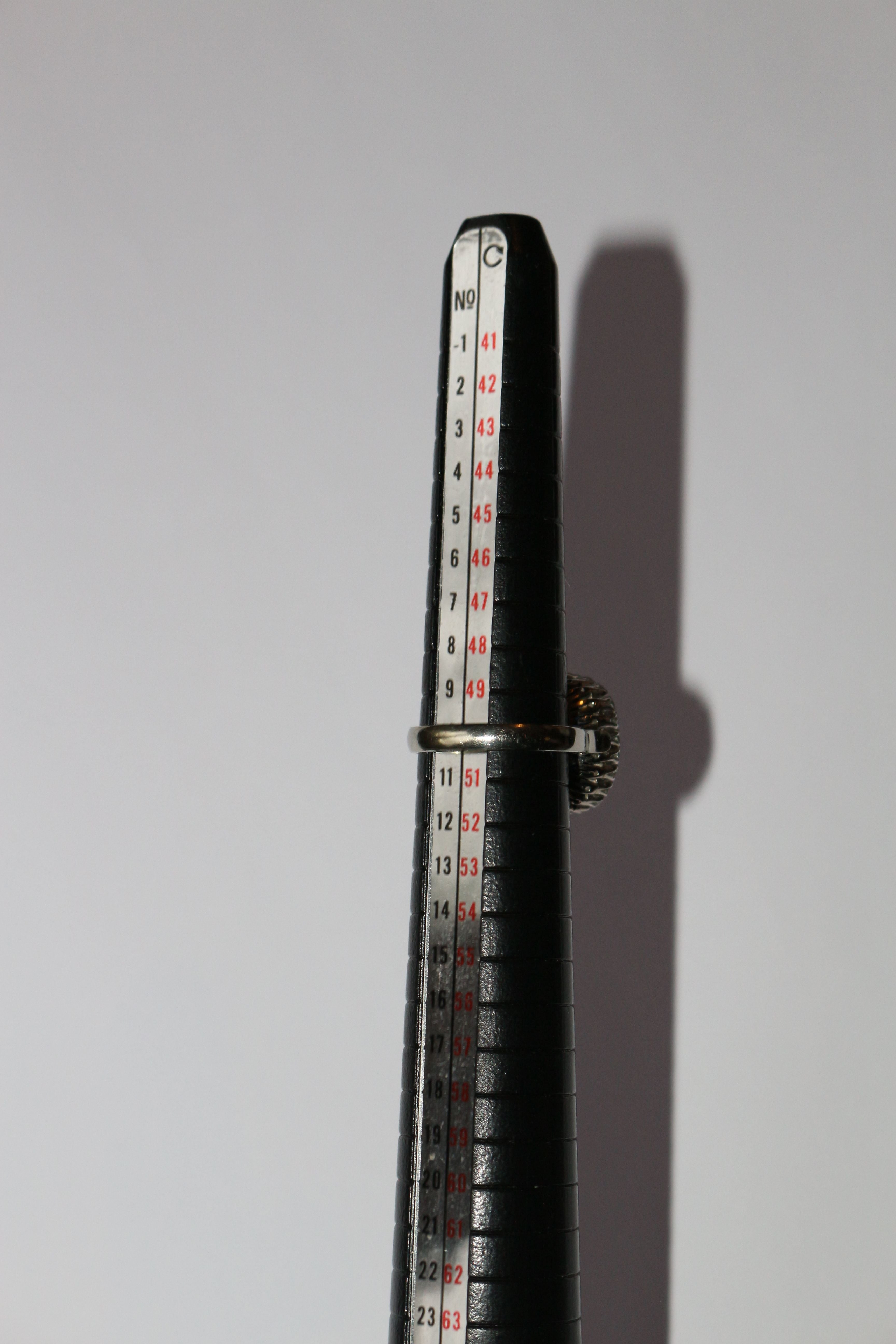 Ring Surroundings in white gold, sapphire and diamonds