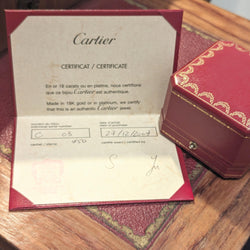 Alliance Love Cartier en or blanc et diamants