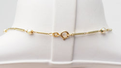 Collier en or jaune et perles de culture